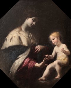 Die mystische Hochzeit der Heiligen Katharina von Simone Pignoni