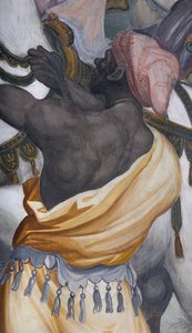 Die Anbetung der Könige, Presbyterium, 1578-82 (Detail) von Simone Veneziano Peterzano