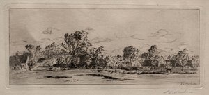 Windiger Morgen - Schleissheim von Sion Longley Wenban