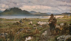 Die Waise, 1888, ca. 1930 von Sir Ernest Albert Waterlow