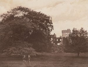 Tullichewan Castle, Vale of Leven, Schottland, 1857 von Sir James Campbell of Stracathro