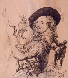 Ein Fahnenträger, 1892 von Sir John Gilbert
