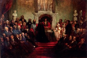 Verleihung der Ehrenbürgerwürde an General Garibaldi, 20. April 1864