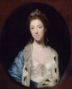 Porträt von Mrs. Luther, 1766
