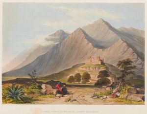 Ruine Turm bei Maidaum Armee Marsch