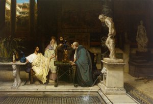 Ein Kunstliebhaber von Sir Lawrence Alma Tadema