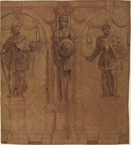 Rudolf I. und Albert I. mit Pallas