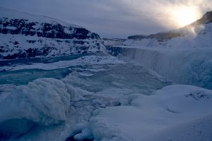 Island: Gulfoss, Wasserfall, 2022 (Foto)