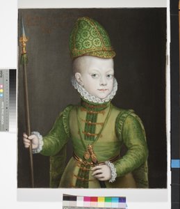 Porträt eines Jungen am spanischen Hof, ca. 1565-70