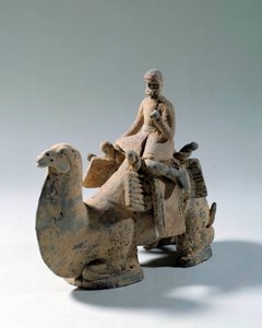 Sogdische Zivilisation: Kamel und Kamel, Transport von Seide von Sogdian Sogdian