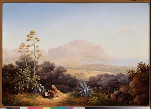 Blick auf Palermo von Sokrat Maksimovich Vorobiev