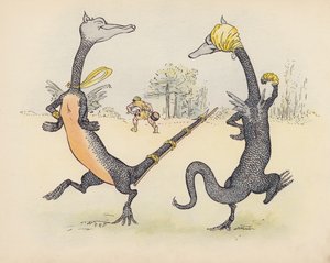 Illustration für Little Twin Dragons von S Rosamond Praeger von Sophia Rosamond Praeger