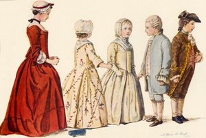 Kinderkleidung während der Regierungszeiten von Königin Anne, George I., II. und III., 1702-1790, 1903, 1937