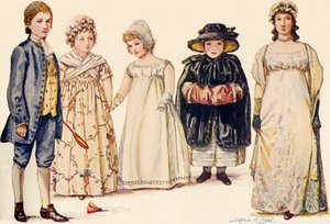 Kinderkleidung während der Regierungszeiten von Königin Anne, Georg I., II. und III.