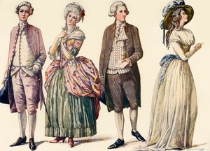 Kostüme während der Herrschaft von George III und den ersten Jahren der Republik 1778-1790, 1903, 1937