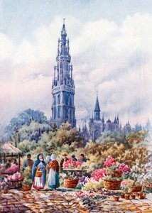 Kathedrale und Place Verte, Antwerpen