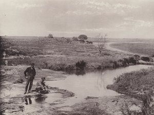 Erz waschen, um Gold zu entdecken von South African Photographer
