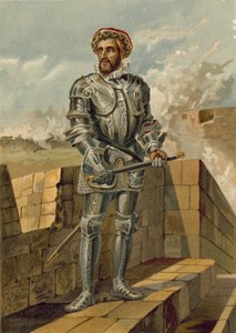 Antonio de Leiva, spanischer General während der Italienischen Kriege von Spanish School