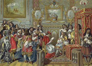 Kabinett von Ludwig XIV. von Frankreich von Spanish School