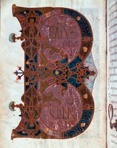 Buchstabe B (Beatus) (Miniatur aus dem „Stundenbuch von Ferdinand I.“)
