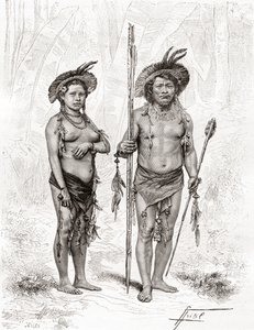 Ureinwohner aus Rio Branco, Südamerika von Spanish School