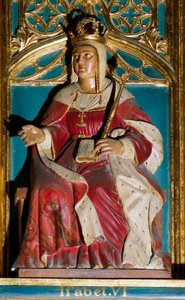 Porträt von Isabella I., genannt die Katholische (1451-1504) von Spanish School