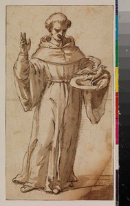 Heiliger Nikolaus von Tolentino von Spanish School