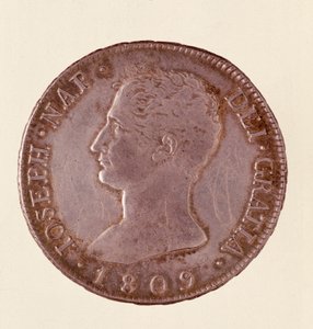 Silbermünze aus Spanien: Herrschaft von Joseph Napoleon