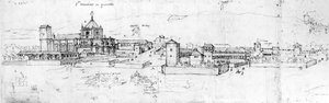 Skizze der Stadtansicht von Granada