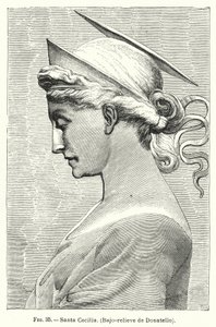 St. Cecilia, Basrelief von Donatello von Spanish School