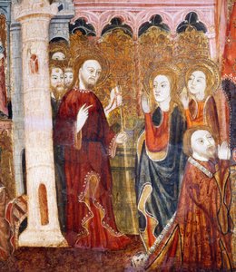 St. Lazarus mit seinen Schwestern Martha und Maria von Spanish School