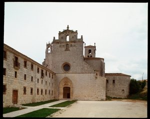 Ansicht des Klosters San Pedro de Cardena, wo die Überreste von El Cid und Dona Jimena liegen