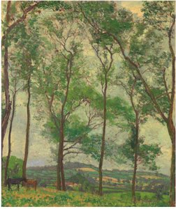 Landschaft bei Applehayes, Somerset, ca. 1910 von Spencer Frederick Gore
