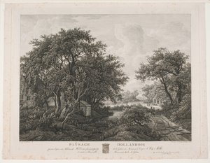 Holländische Landschaft von Søren Henrik Petersen