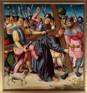 Christus auf dem Weg nach Golgatha von St Germain des Pres master