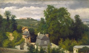 Ansicht am Stadtrand von Caen, 1872-1875 von Stanislas Lepine