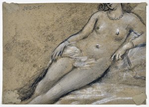 Studie eines nackten Mädchens von Stanislas Torrents y de Amat