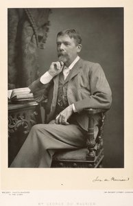 George du Maurier (1834-96), Künstler, Karikaturist und Romanautor, Porträtfotografie von Stanislaus Walery