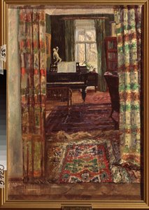 Interieur mit einem Flügel