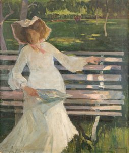 Auf einer Bank, c.1905