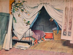 Das Pariser Atelier des Künstlers, 1893 von Stanislaw Wyspianski