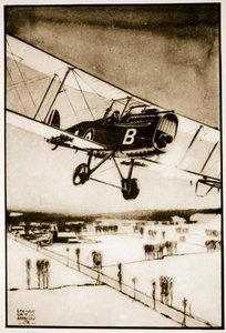 Die R.A.F hilft, den Transportstreik zu brechen von Stanley Orton Bradshaw