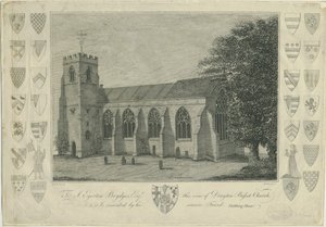 Drayton Bassett Kirche (Stich)