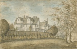 Eccleshall - Biana Halle: Aquarell, 1795