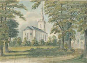 Great Barr Kapelle: Aquarell, 1762-1802 von Stebbing Shaw