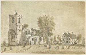 Hanbury Kirche von Stebbing Shaw