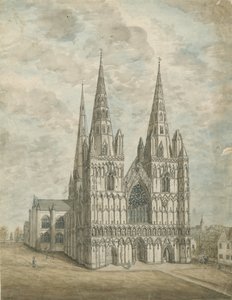 Lichfield Kathedrale - Westfront von Stebbing Shaw