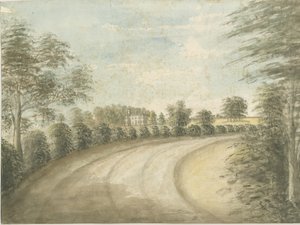 Statfold Hall: Aquarell, nd [1762-1802]