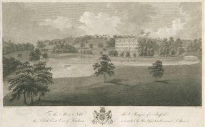 Trentham Hall: Gravur, nd [ca. 1794]