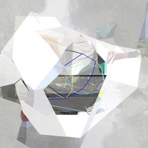 Abstrakte geometrische Lichtlandschaft